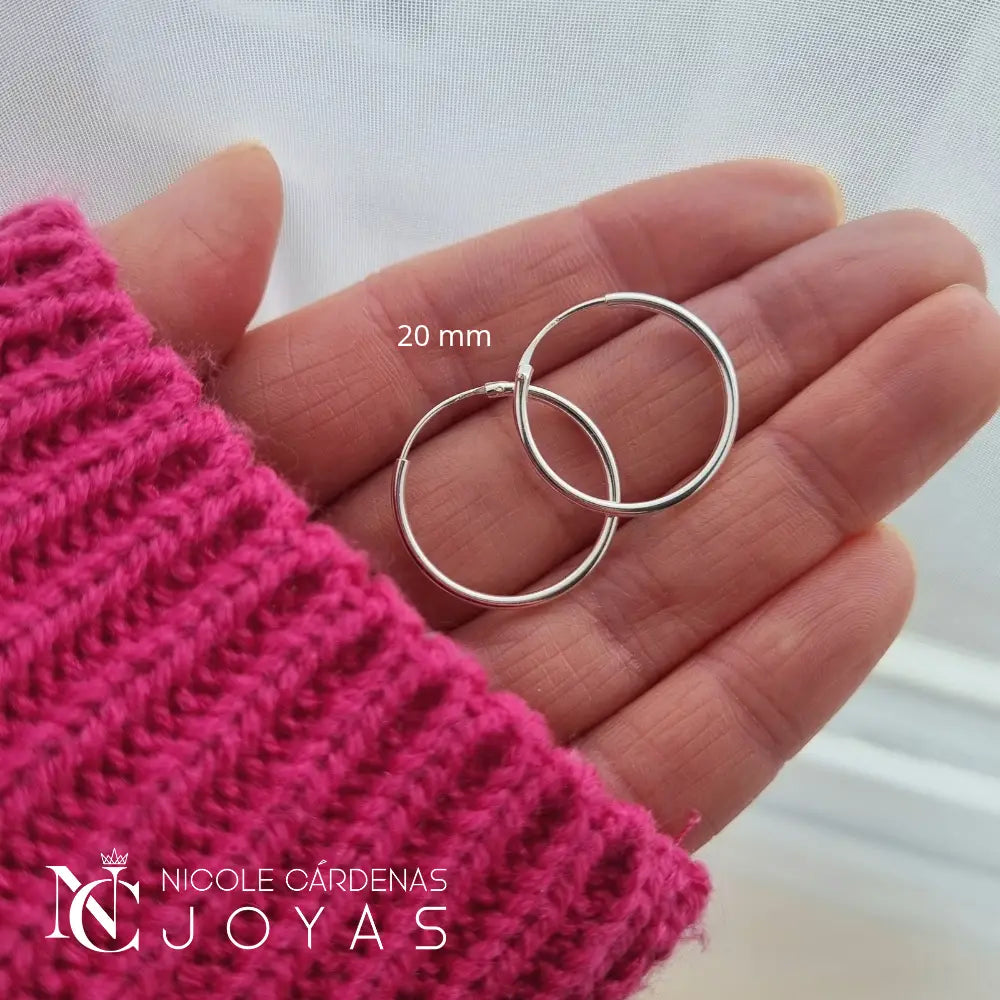 ARGOLLA LISA DE 20 MM DIÁMETRO