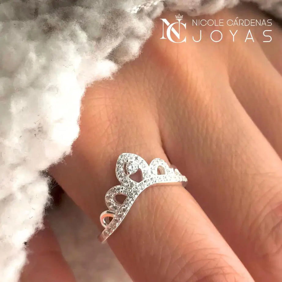 ANILLO CORONA Y CIRCONES