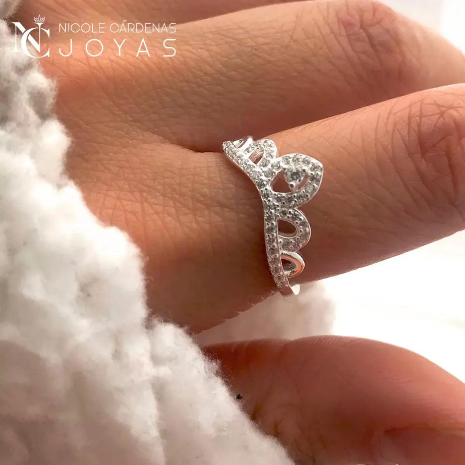 ANILLO CORONA Y CIRCONES