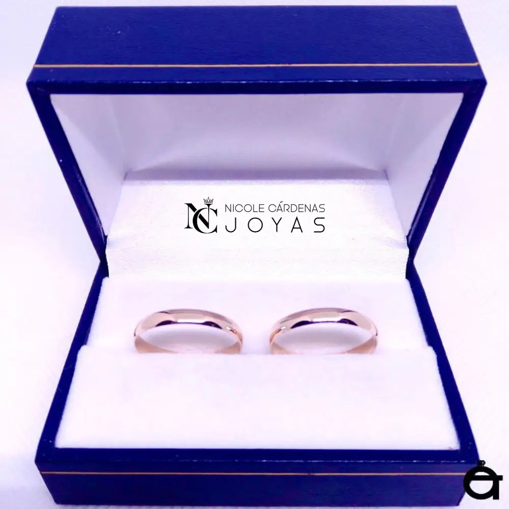 ARGOLLAS ORO 18K  3 Gramos/3 mm Ancho