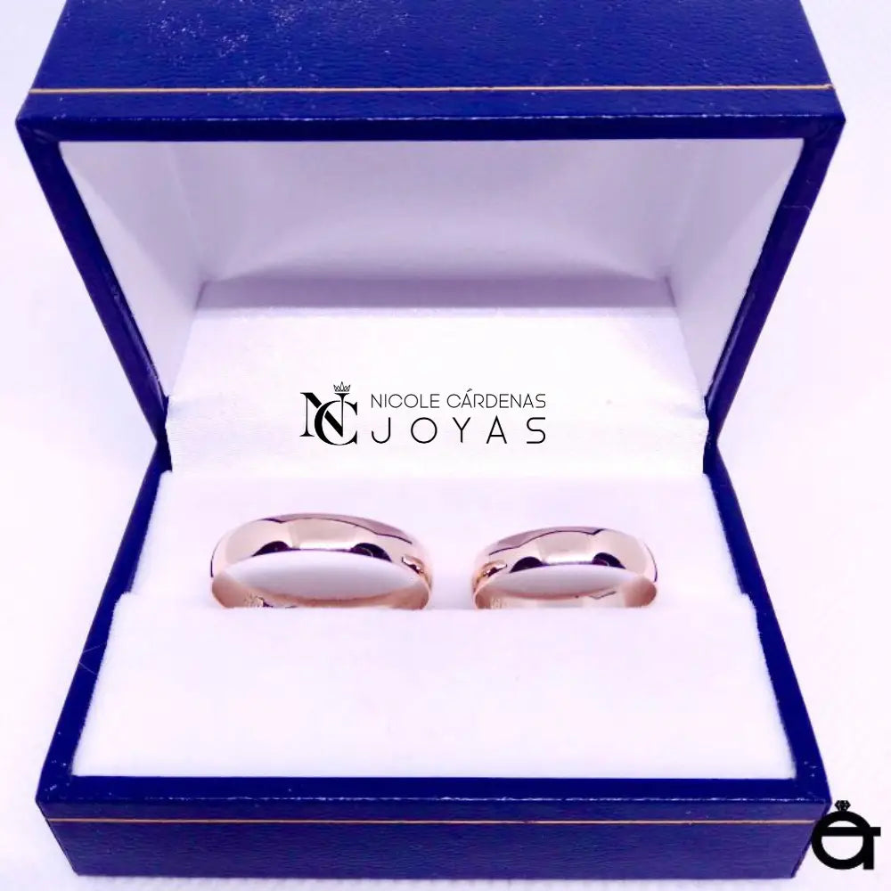 ARGOLLAS ORO 18K  4 Gramos/4 mm Ancho