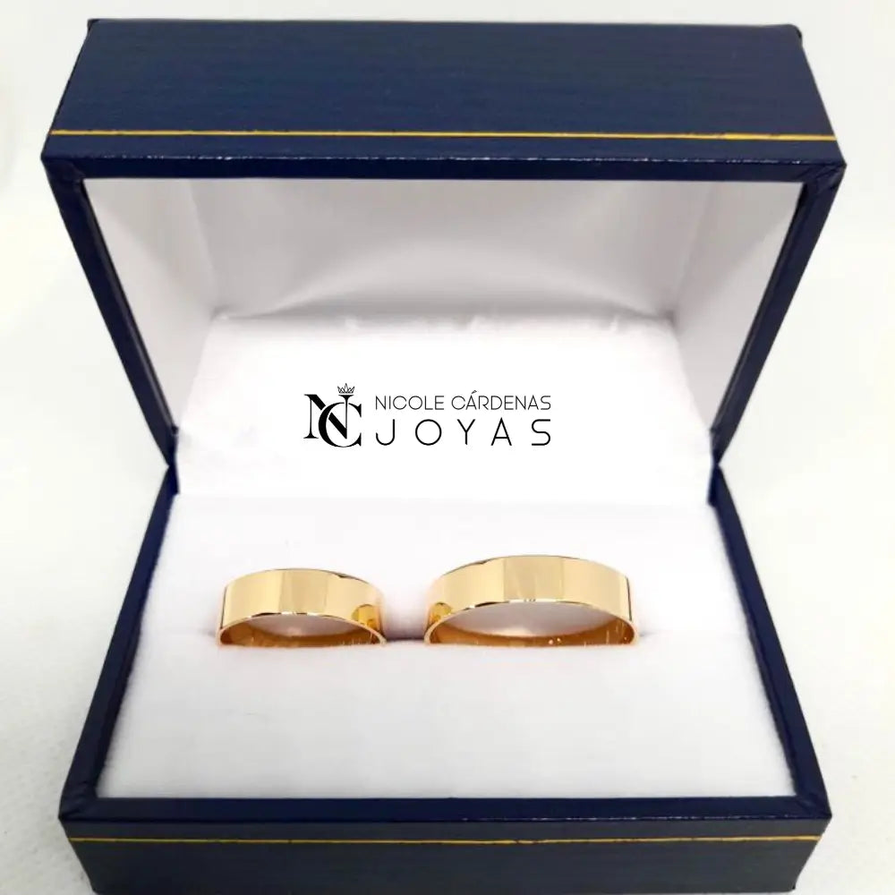 ARGOLLAS PLANAS ORO 18K   5 Gramos/4 mm Ancho