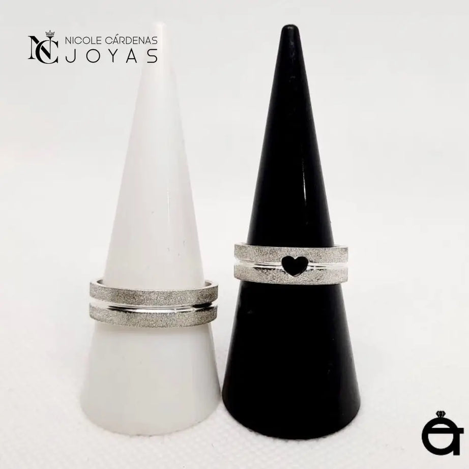 ARGOLLAS SATINADAS PLATA 980 - 6 mm Ancho