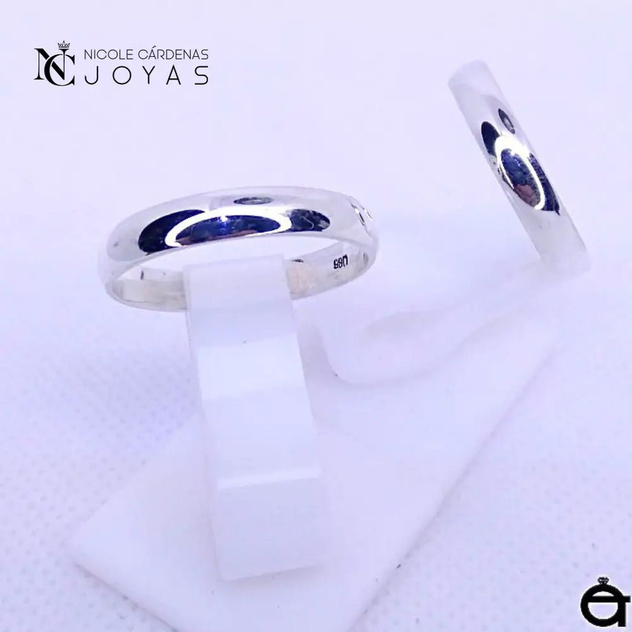 ARGOLLAS PLATA 980 - 4 mm Ancho
