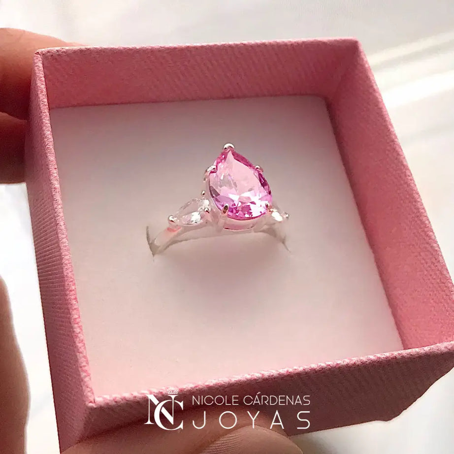 ANILLO MAXI CIRCÓN ROSA FRANCIA