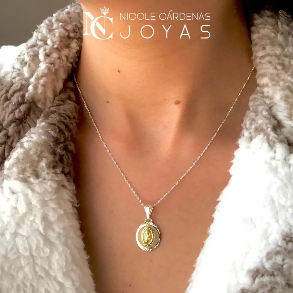 VIRGEN DE GUADALUPE FACETADO EN ORO