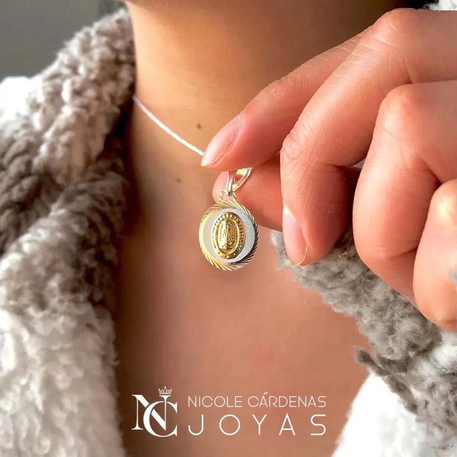 VIRGEN DE GUADALUPE FACETADO EN ORO