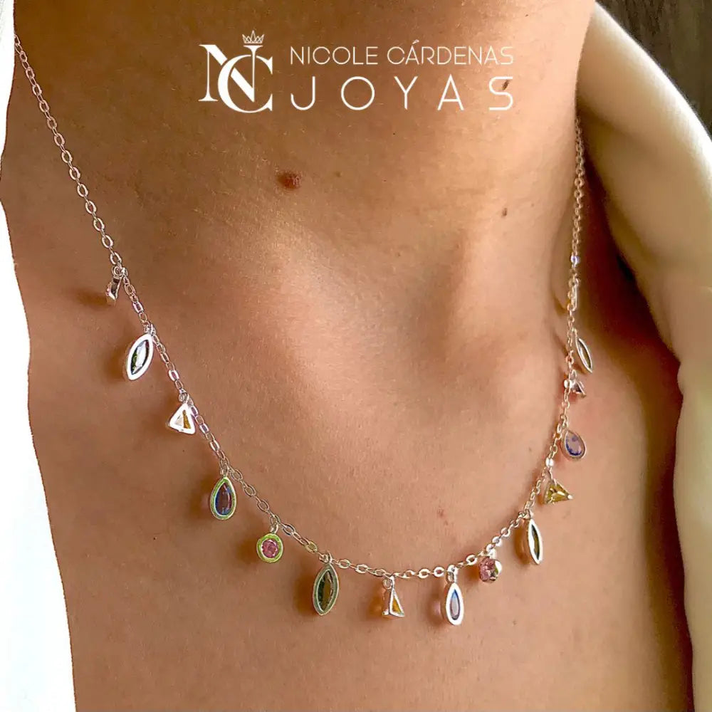 COLLAR CON CIRCONES MULTICOLOR