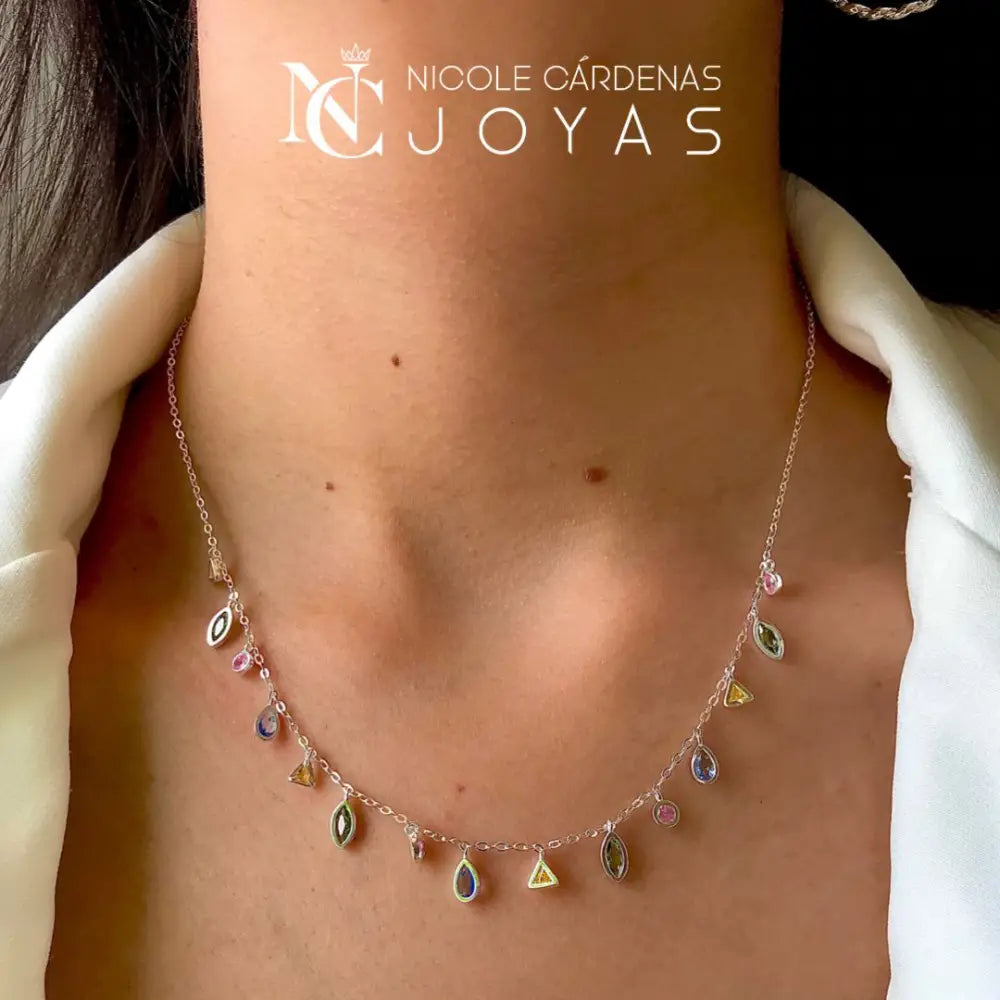 COLLAR CON CIRCONES MULTICOLOR