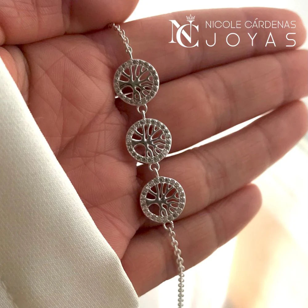 PULSERA TRIPLE ÁRBOL DE LA VIDA