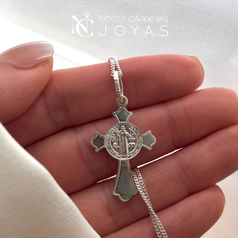 COLLAR CRUCIFIJO SAN BENITO DE ABAD