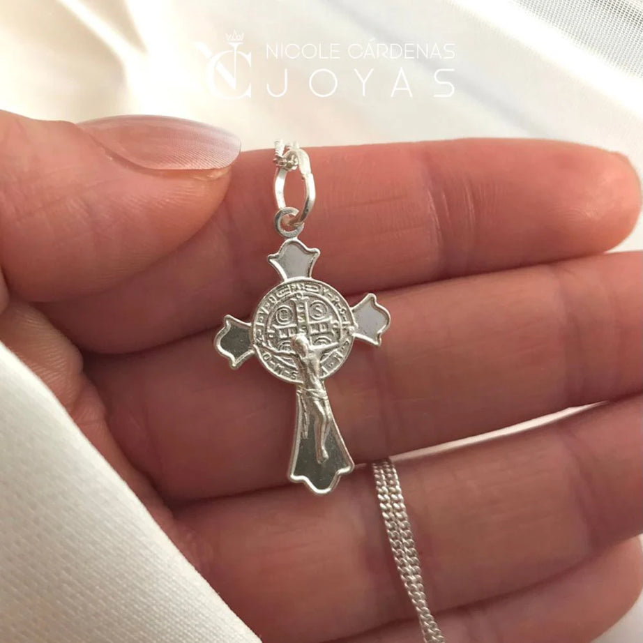 COLLAR CRUCIFIJO SAN BENITO DE ABAD