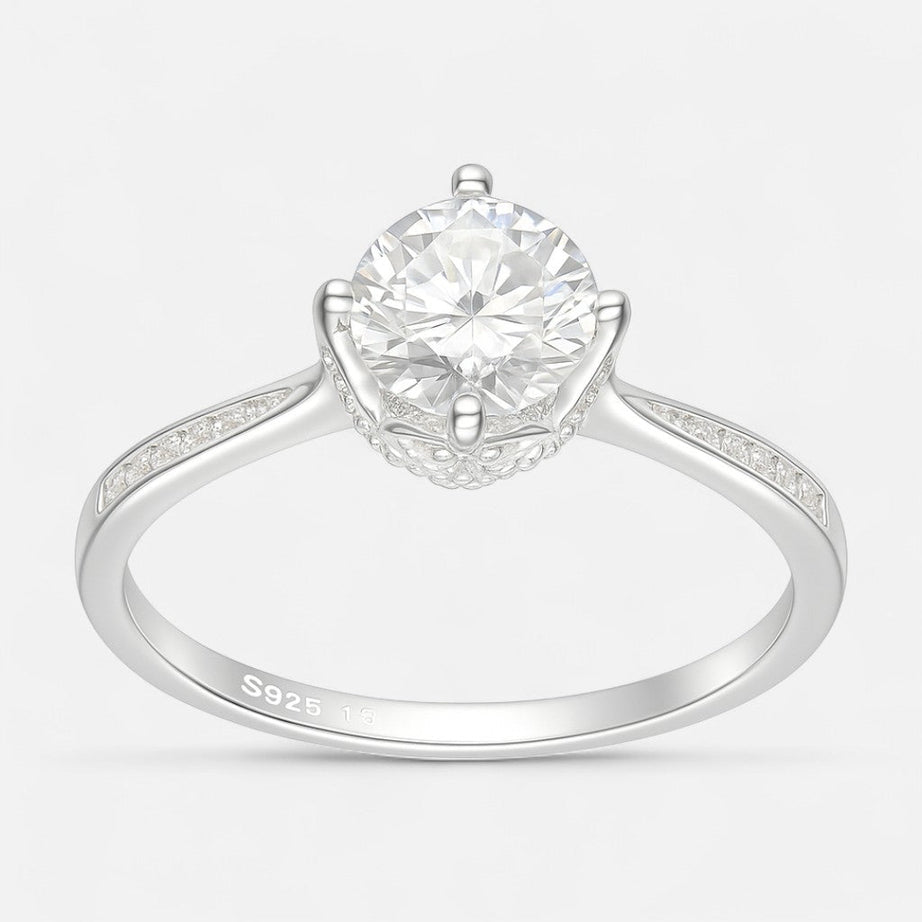 ANILLO MOISSANITA 6,5 mm