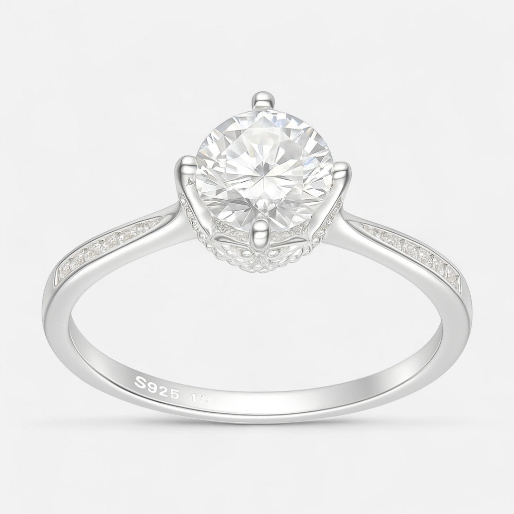 ANILLO MOISSANITA 6,5 mm