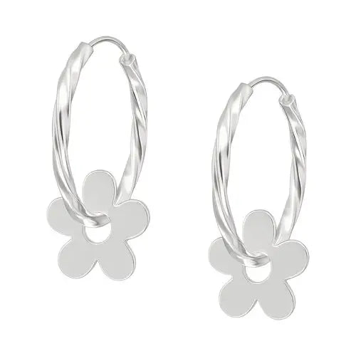 ARGOLLA 20 mm FACETADA CON FLOR