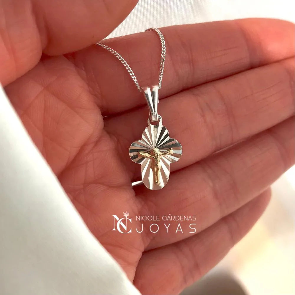 COLLAR CRUCIFIJO CON ORO