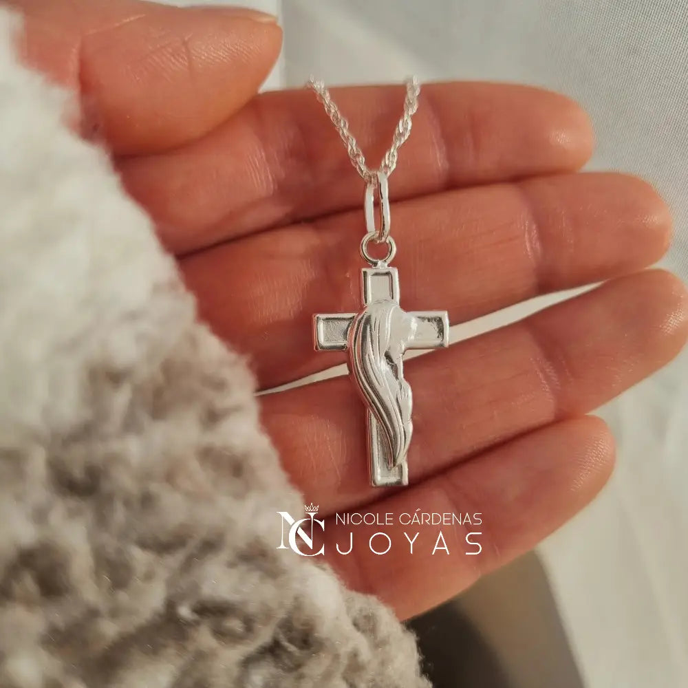 COLLAR CRUZ DE VIRGEN NIÑA