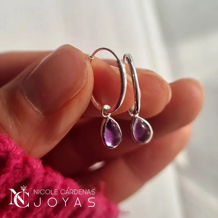 ARGOLLA 14 mm CON GOTA AMATISTA