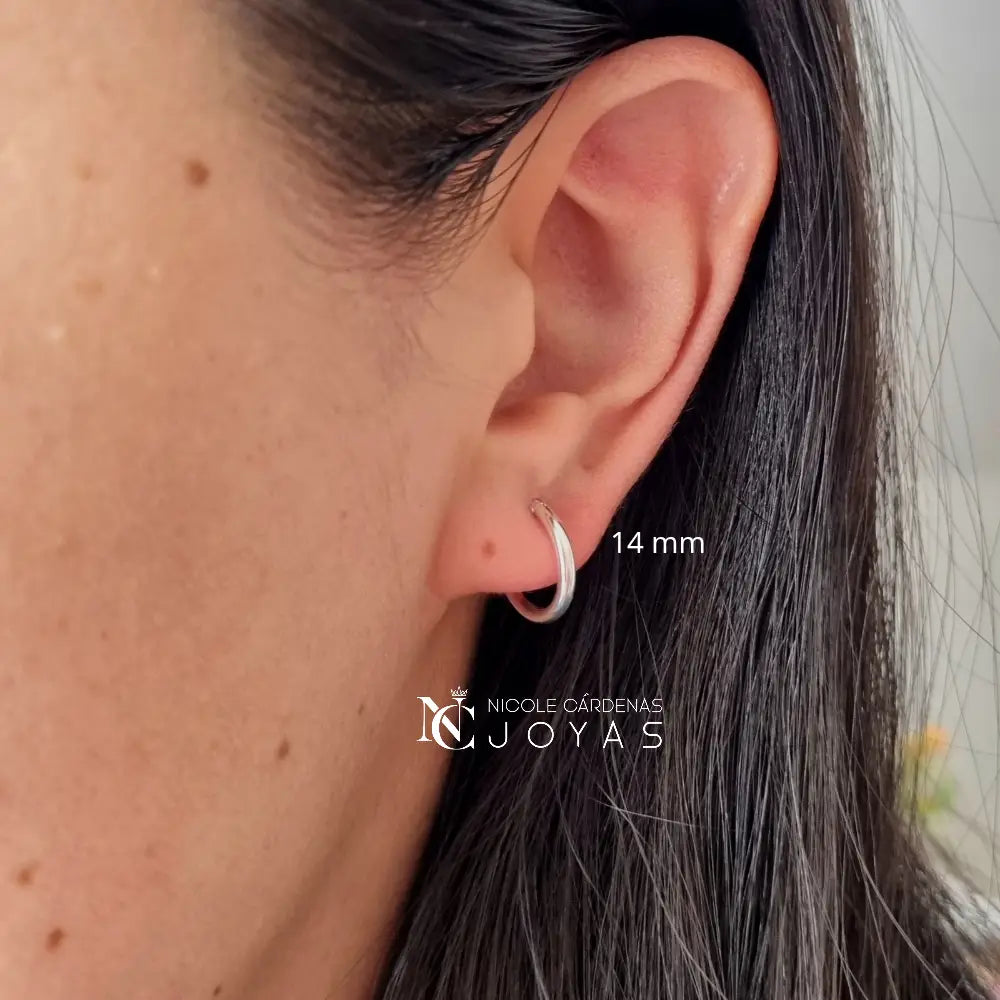 ARGOLLA LISA GRUESA DE 14 MM DE DIÁMETRO