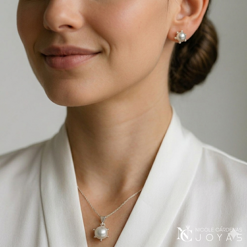CONJUNTO PERLAS PISTILO 8mm x 10mm