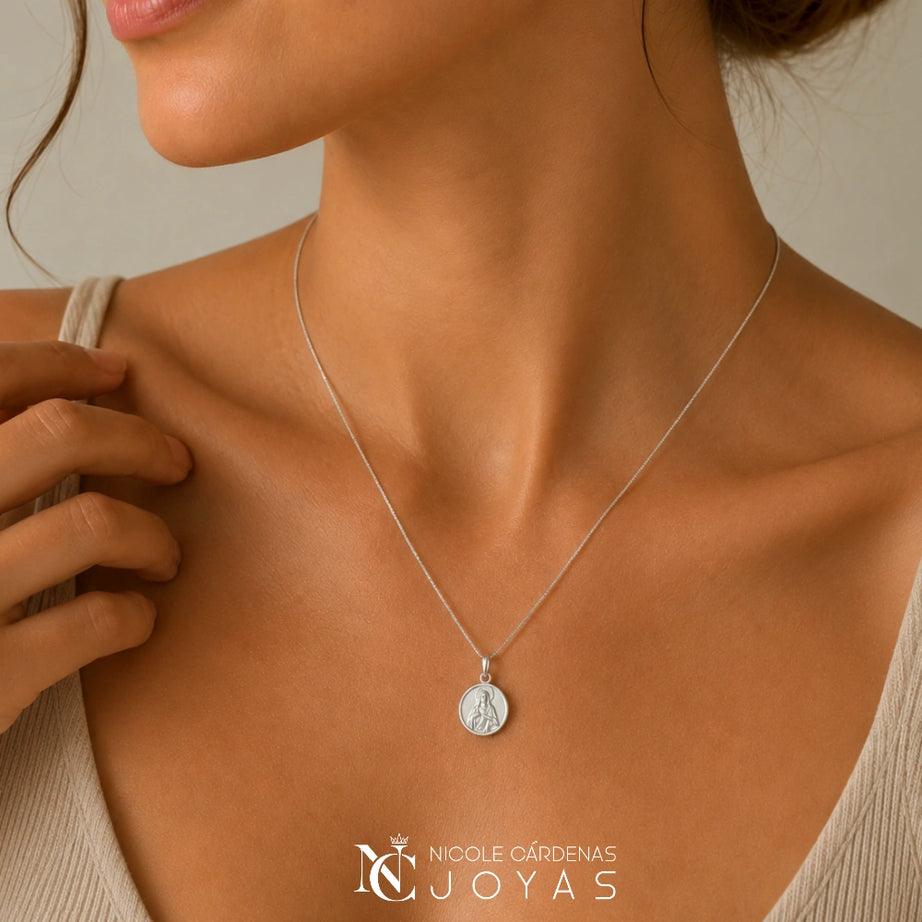 COLLAR SAGRADO CORAZÓN DE JESÚS 12MM