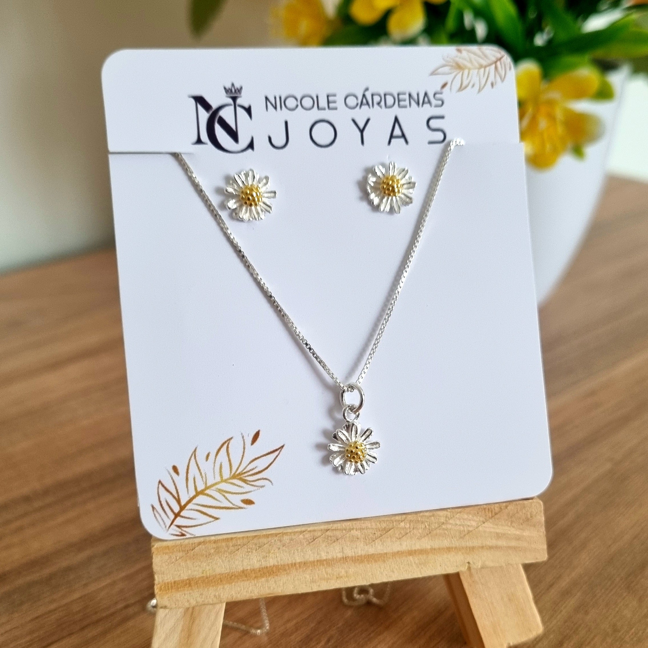 Conjunto Flor Margarita 🌼
