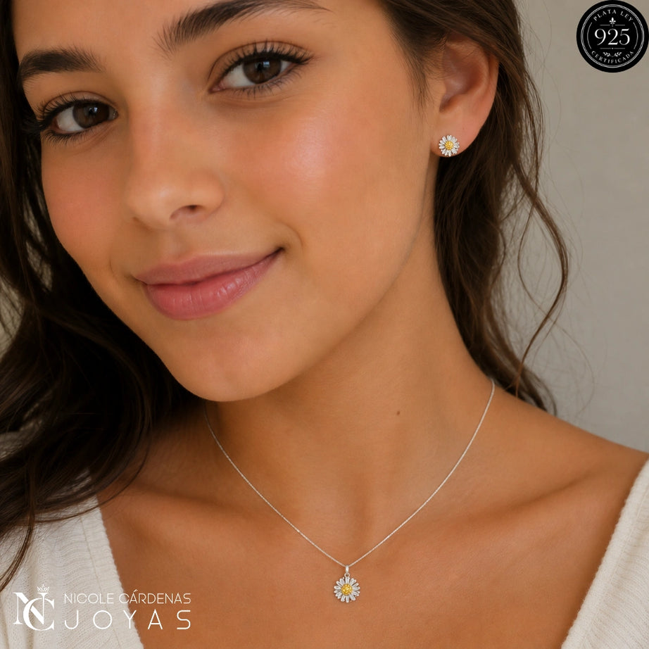 Conjunto Flor Margarita 🌼