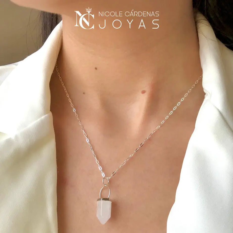 COLLAR CUARZO BLANCO