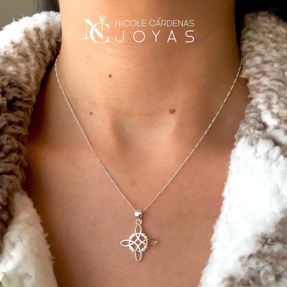 COLLAR NUDO DE BRUJAS 1,8 cm DIÁMETRO