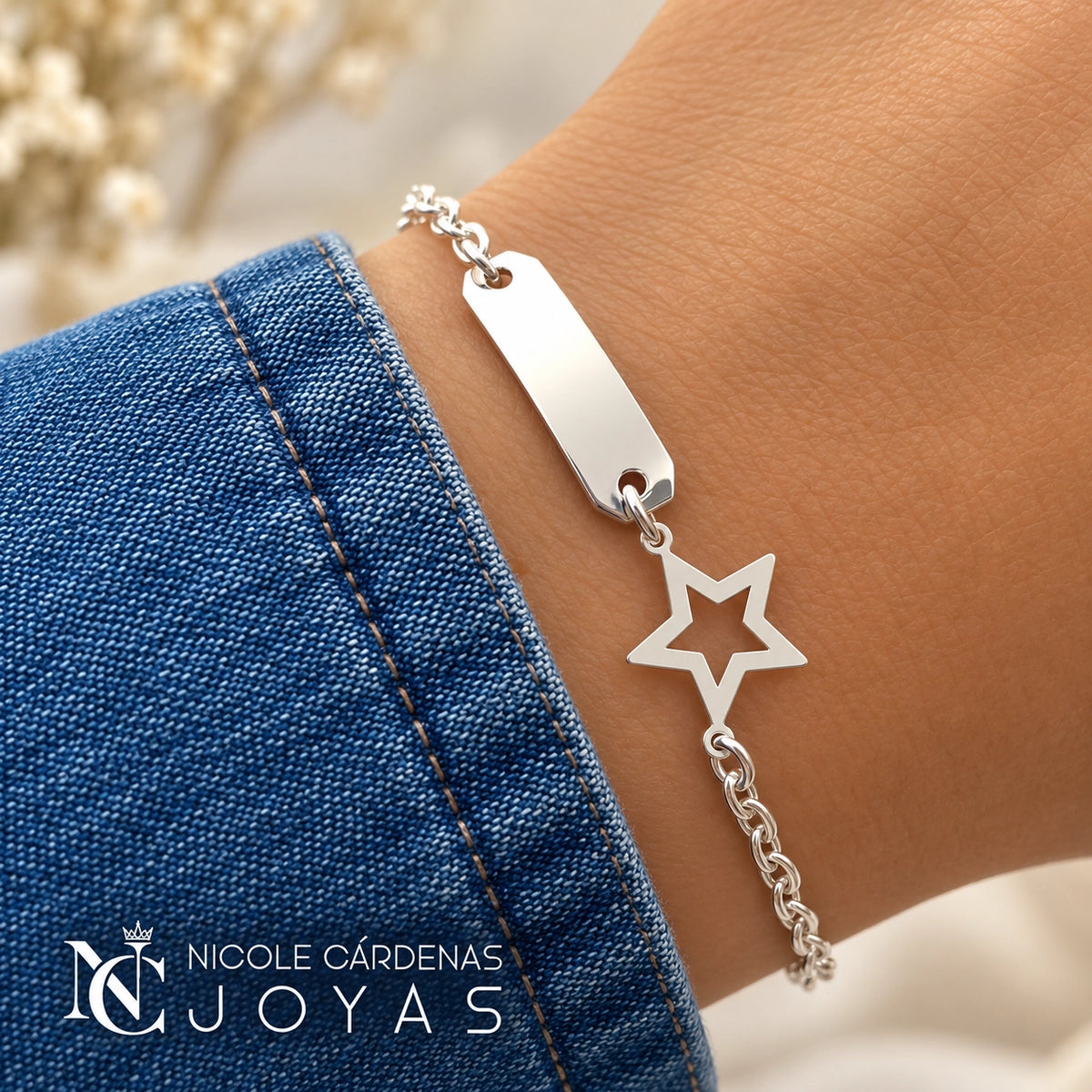 PULSERA PIOCHA Y ESTRELLA