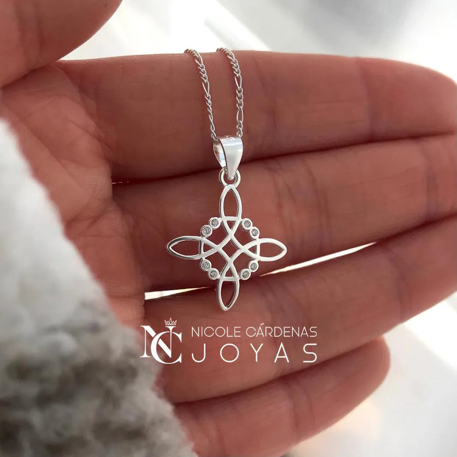 COLLAR NUDO DE BRUJAS 1,8 cm DIÁMETRO