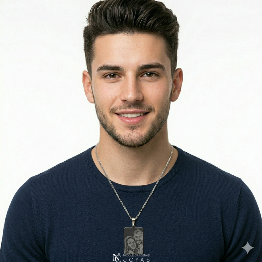 Fotograbado en placa rectangular Grande