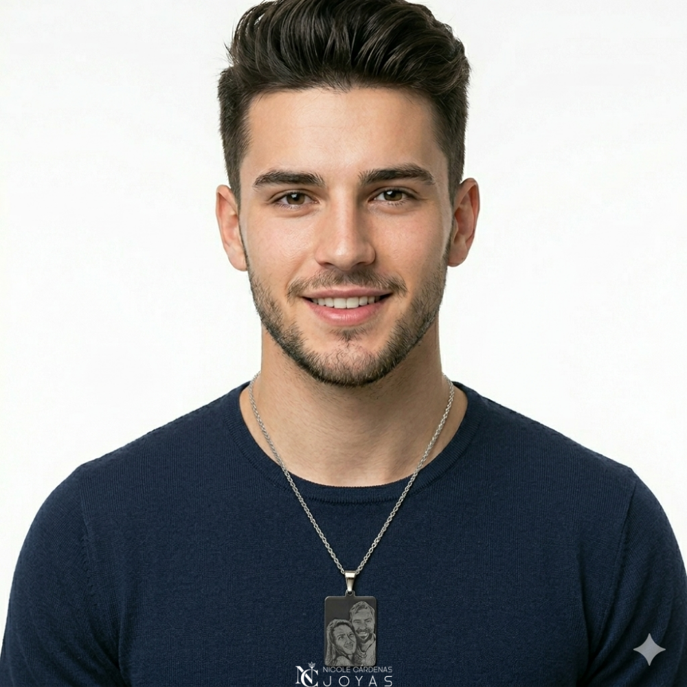 Fotograbado en placa rectangular Grande