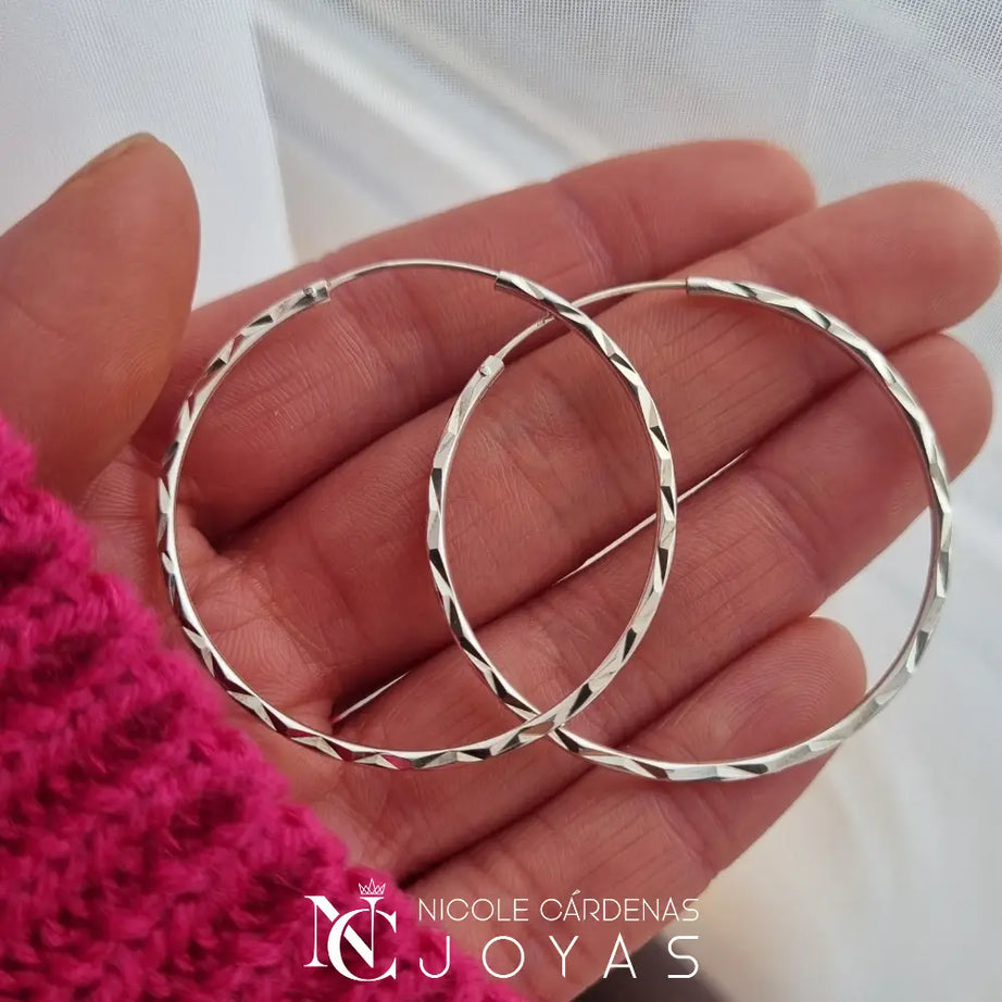 ARGOLLAS FACETADAS DE 40 MM DIAMETRO