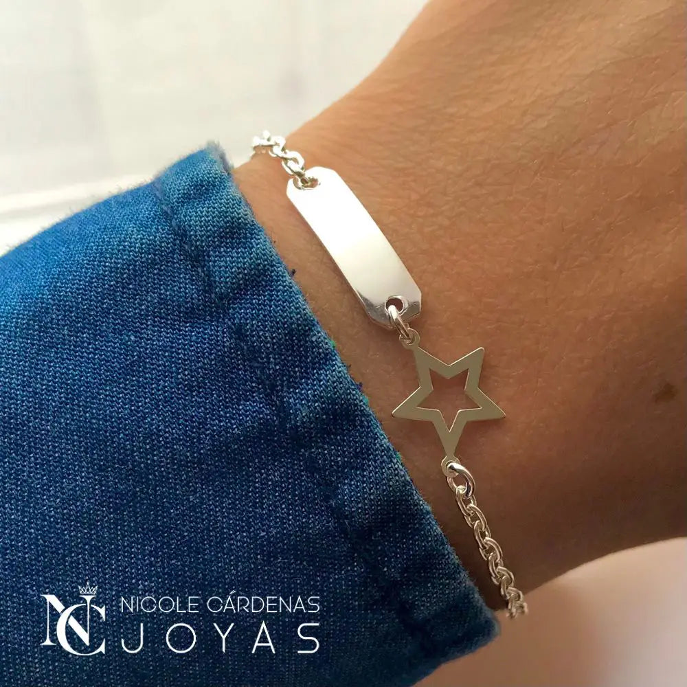 PULSERA PIOCHA Y ESTRELLA