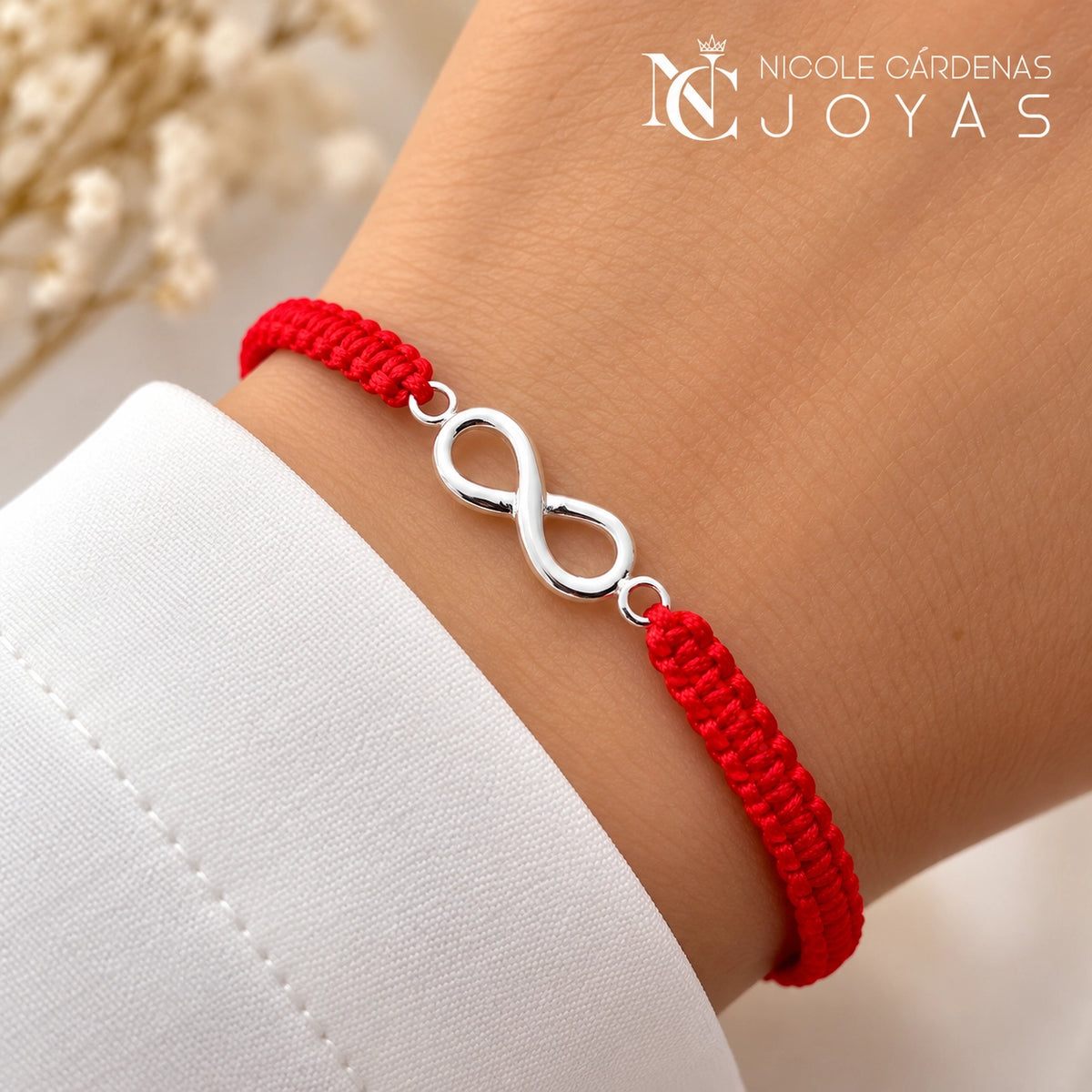 PULSERA HILO ROJO INFINITO