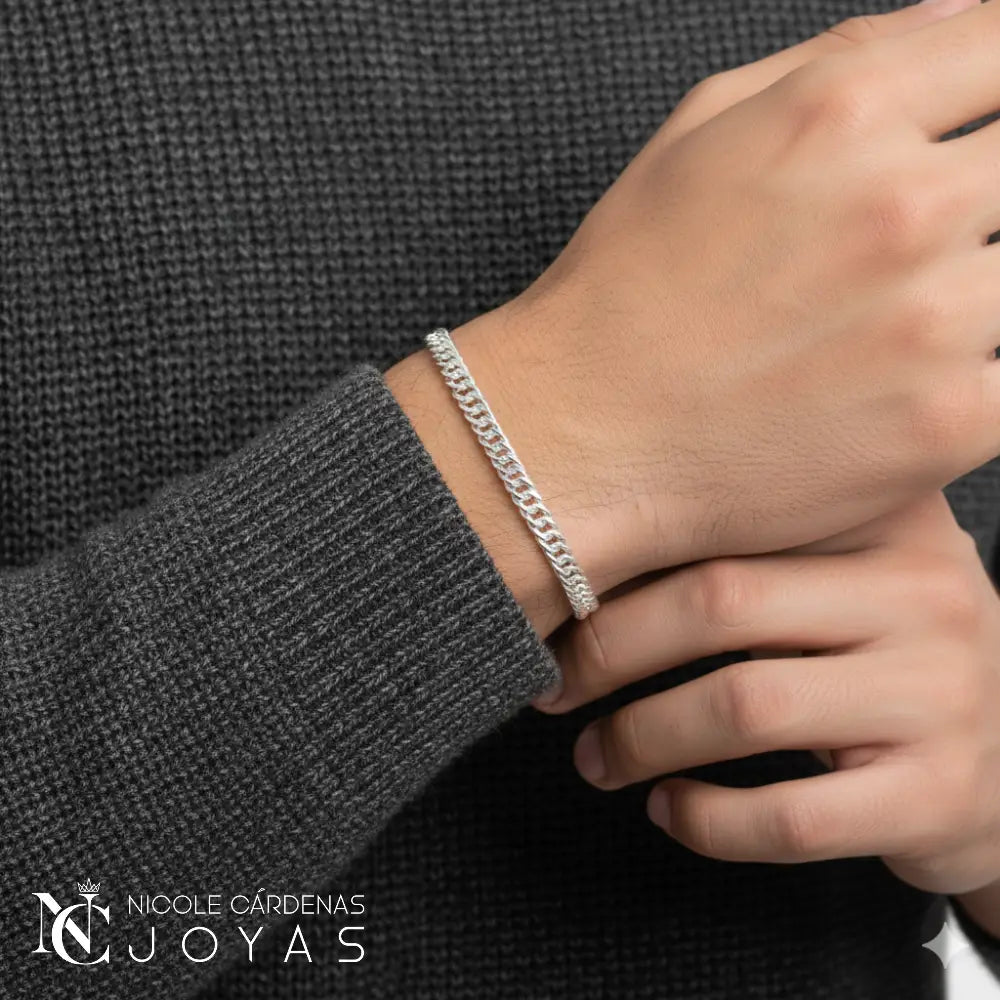 PULSERA DOBLE GRUMET 21 cm LARGO