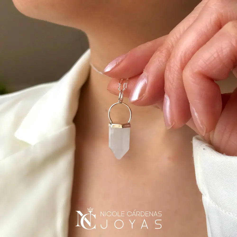 COLLAR CUARZO BLANCO