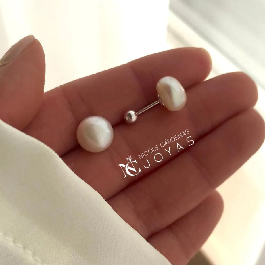 AROS PERLA CON TOPE 10 MM