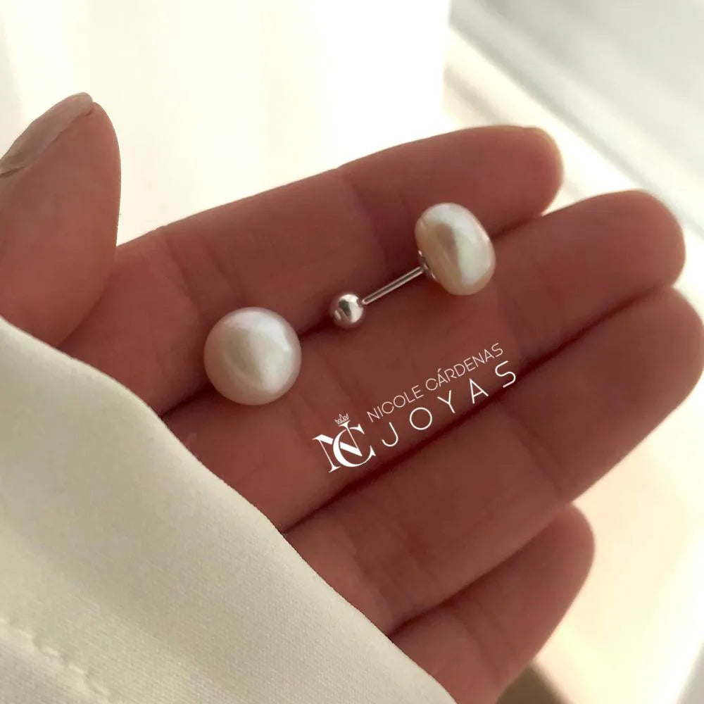 AROS PERLA CON TOPE 10 MM