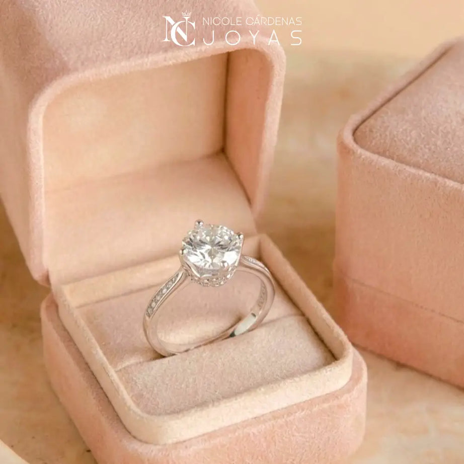ANILLO MOISSANITA 6,5 mm