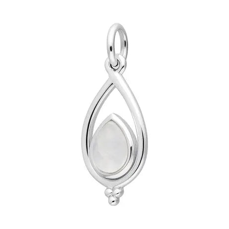 COLLAR GOTA CON PIEDRA LUNA