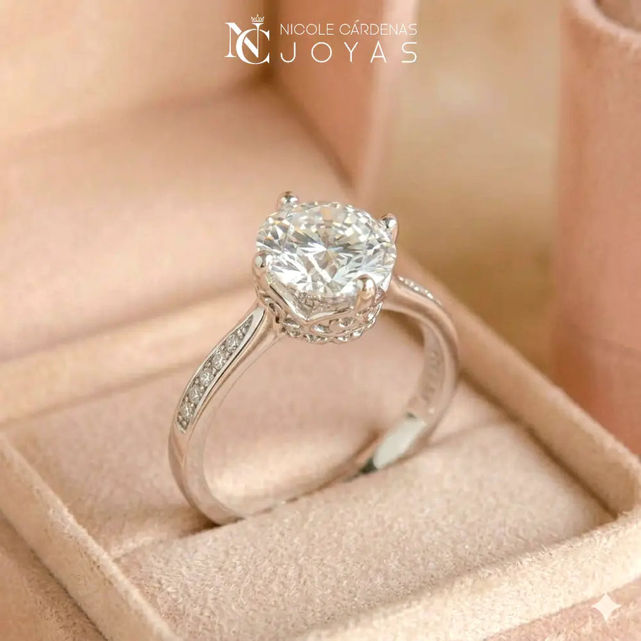 ANILLO MOISSANITA 6,5 mm