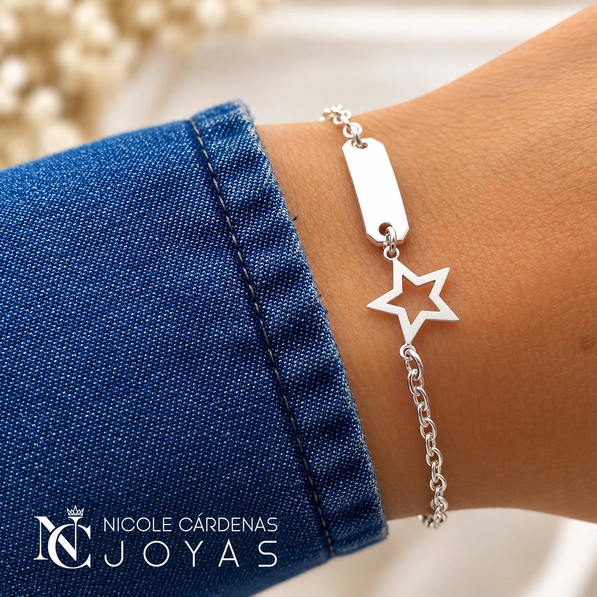 PULSERA PIOCHA Y ESTRELLA