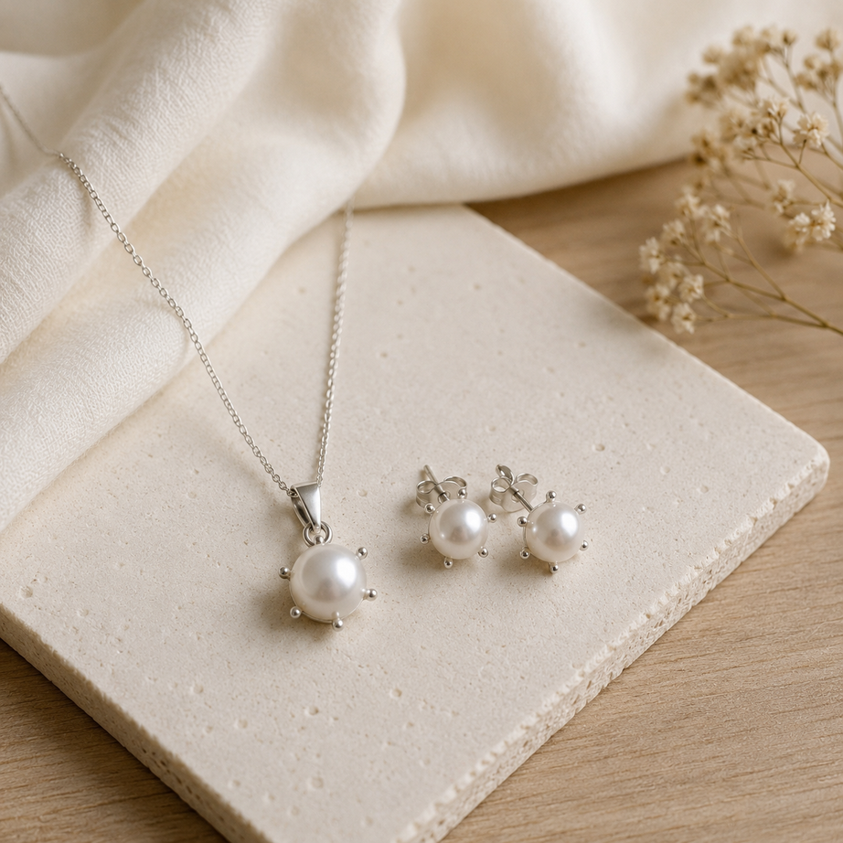 CONJUNTO PERLAS PISTILO 8mm x 10mm