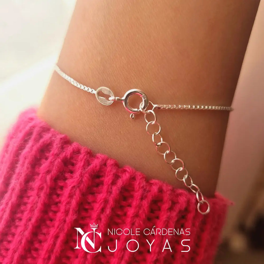 PULSERA VENECIANA CON CORAZONES