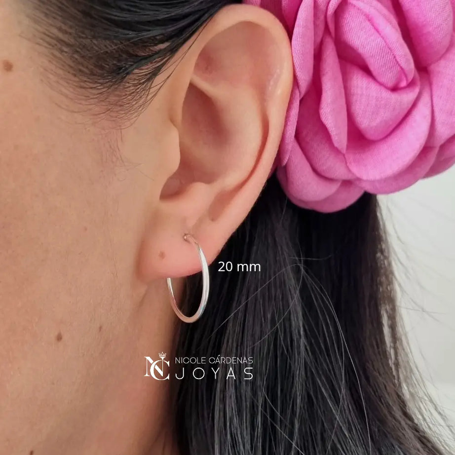 ARGOLLA LISA DE 20 MM DIÁMETRO