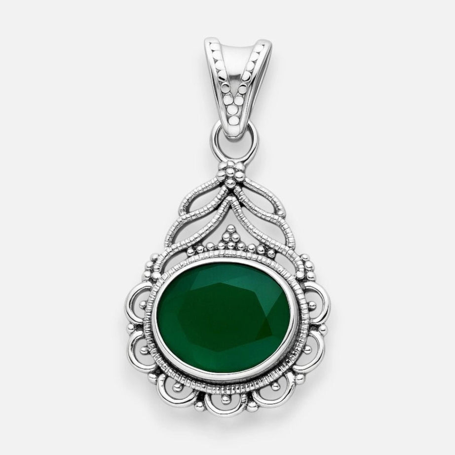 COLLAR ÉTNICO CIRCÓN ESMERALDA