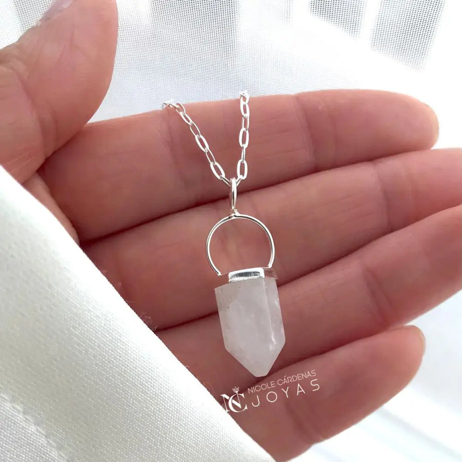 COLLAR CUARZO BLANCO