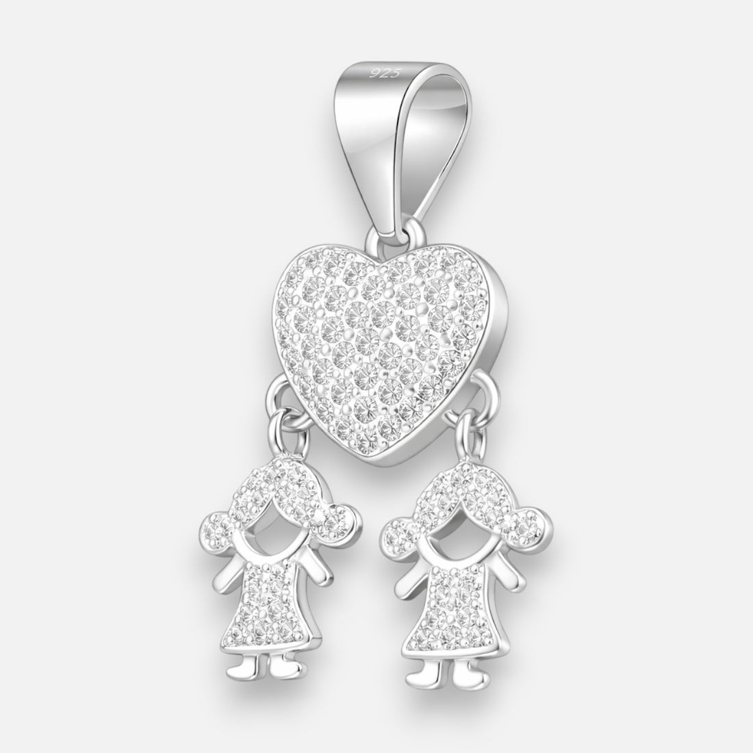 COLLAR CORAZÓN CIRCONES  NIÑA-NIÑA